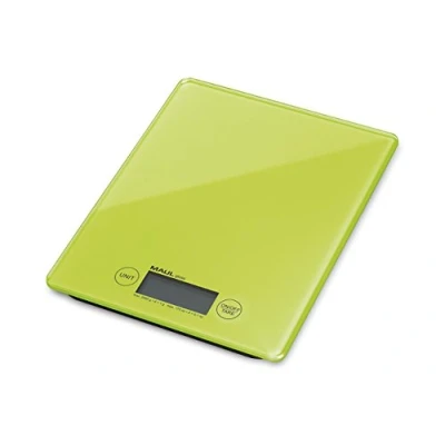 Image de MAUL MAULgloss Balance de Cuisine Numérique avec surface en Verre Vert Clair 5 kg
