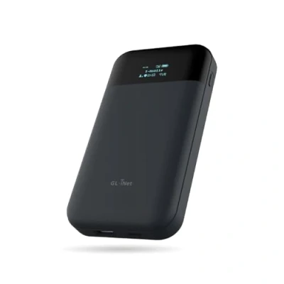 Image de GL.iNet GL E750V2 (MUDI) 4G LTE Hotspot Wi Fi portable pour voyage Appareil mobile Routeur VPN OpenWrt MicroSD 1 To OpenVPN WireGuard Tor Batterie 7000 mAh Version mondiale