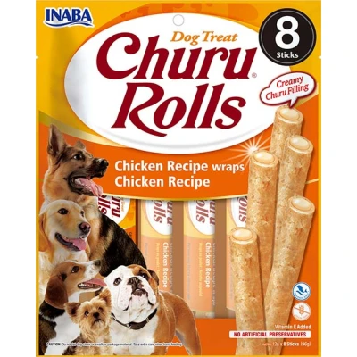 Image de Inaba Churu Rolls pour chiens Poulet