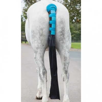 Image de Shires Protege Queue Rembourré avec Sac Bleu Brillant