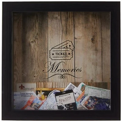 Image de Lawrence Frames Boîte à Tickets Noir 25,4 x cm