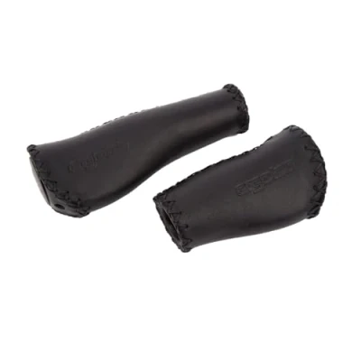 Image de ergotec ALS 09/1 Poignées en cuir/Kraton 135/92 mm Noir