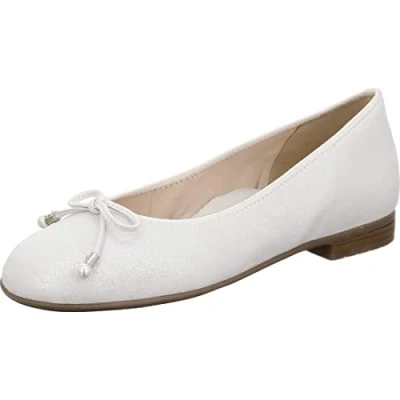 Image de ARA Femme Sardaigne Ballerines, Blanc cassé, 39 EU