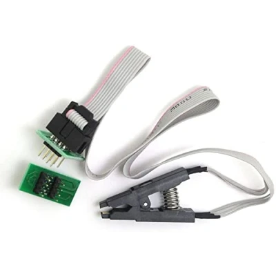 Image de Fasizi SOIC8 SOP8 Clip de test pour EEPROM 93CXX / 25CXX 24CXX Programmation Incircuit + 2 adaptateurs