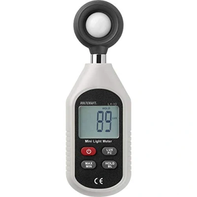 Image de Luxmètre VOLTCRAFT LX 10 Mesure d&#039;intensité lumineuse Capteur de haute précision Compact