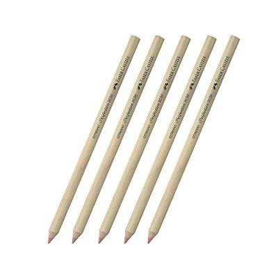 Image de Faber Castell Perfection Crayon gomme 5 x 7056 Pointe rouge douce.