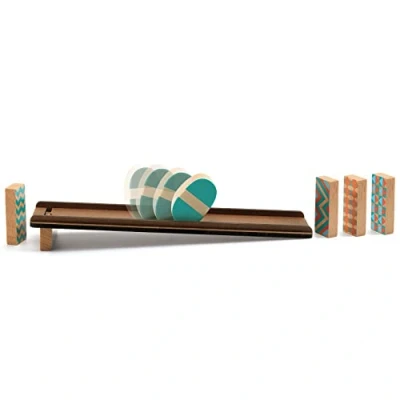 Image de Djeco ZIG GOCULBUTO7 PCS Jouet en bois pour enfants, Taille: One Size, Multi coloured