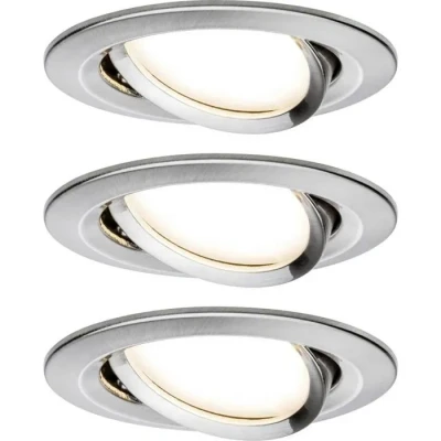 Image de Paulmann Spot encastrable Nova 93483 LED Puissance: 6 W Blanc Chaud