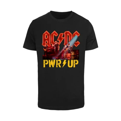 Image de Merchcode ACDC Pwrup Stage Lights Tshirt imprimé, Homme, Taille: Large, Black