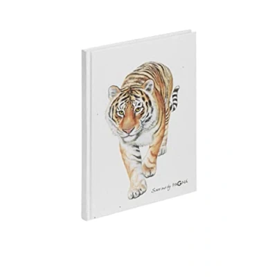 Image de Pagna 26091 15 Tiger Carnet de notes à pois Motif tigre 128S Format A5