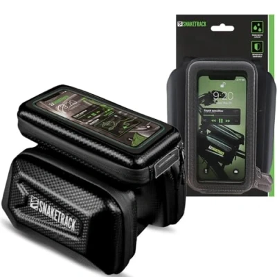 Image de FOREVER Sacoche de vélo étanche à Triple Cadre avec Support téléphone Portable et Film pour Smartphone écran Tactile Sensible en TPU VTT, vélos Route, électriques