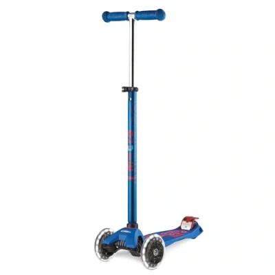 Image de Micro® Maxi Deluxe Trottinette LED 3 Roues avec lumières Système de Rotation par Inclinaison Hauteur réglable 5 12 Ans