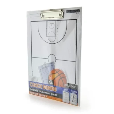 Image de office box Support tactique pour entraîneur avec pince papiers, imprimé des deux côtés utiliser comme tableau blanc, léger et flexible mais solide, métallique crochet by