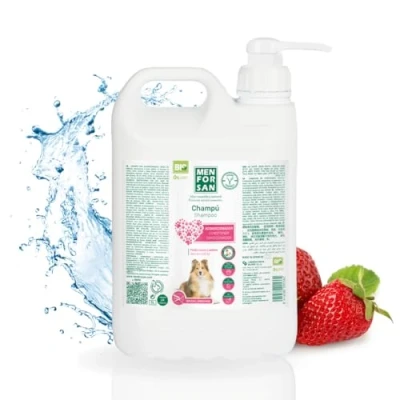 Image de MENFORSAN Shampooing Conditionneur pour Chiens 5L, Apporte Volume et Brillance
