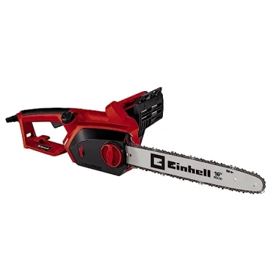 Image de Einhell Tronçonneuse électrique GH EC 2040 (2000 W, Longueur de coupe 37,5 cm, Guide chaîne et Oregon, Frein d’arrêt immédiat, Engrenage métallique)