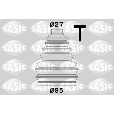 Image de SASIC 4003441 Soufflet De Cardan côté roue Thermoplastique RENAULT: ESPACE 3, LAGUNA 1, SAFRANE 2