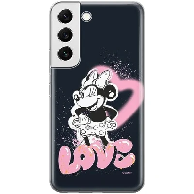 Image de ERT GROUP Coque de téléphone Portable pour Samsung S22 Original et sous Licence Officielle Disney Motif Minnie 079 Parfaitement adapté à la Forme du Portable, en TPU