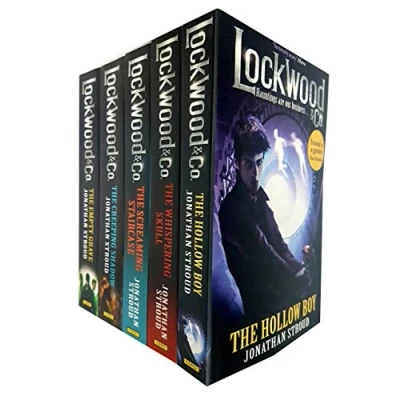 Image de Lockwood and Co Series 5 Books Collection Set by Jonathan Stroud (The Screaming Staircase, The Whispering Skull, Hollow Boy, Creeping Shadow, Empty Grave)