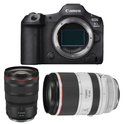 Image de CANON EOS R5 MARK II + RF 24 70mm f/2.8 L IS USM 70 200mm Neuf