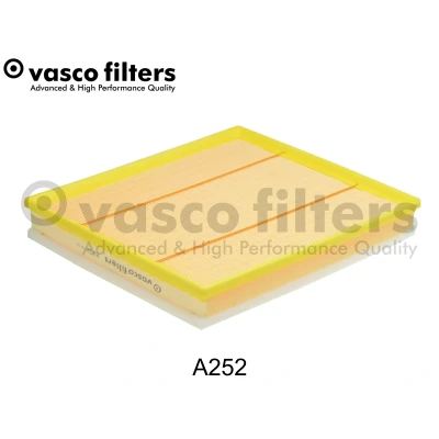 Image de DAVID VASCO A252 Filtre à air 48 299 341 rectangulaire Cartouche filtrante avec préfiltre FORD: Transit Custom V362 Van, V363 Van