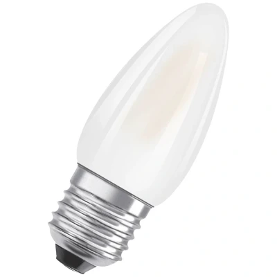 Image de OSRAM LED Star Classic B25 lampe pour la base E27, forme de bougie, verre Matt, 250 lumens, blanc chaud (2700k), remplacement des ampoules 25 W conventionnelles, non dimmables, 1 pack