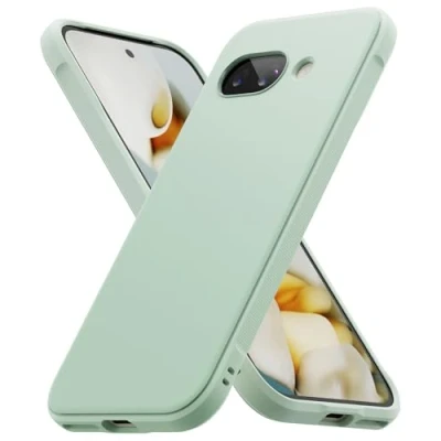 Image de Ringke Coque Compatible avec Google Pixel 9a Case Accessoires [Onyx] Antichoc Protection Antidérapant Flexible Ultra Fine TPU Souple Bumper Durable Étui Mint