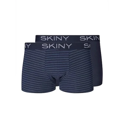 Image de Skiny Herren Pant 2er Pack Cotton Multipack Hipster, Stripe Selection, M (Lot de 2) Homme