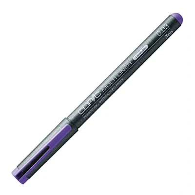 Image de COPIC Multiliner 0,03 mm, Lavender, Feutre fin à pointe fine et encre pigments résistante l&#039;eau