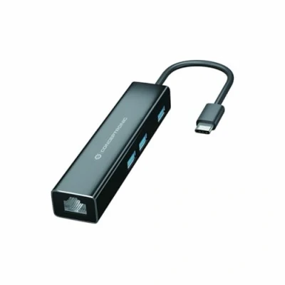 Image de Conceptronic DONN07B station d&#039;accueil USB 3.2 Gen 1 (3.1 1) Type C Noir Neuf