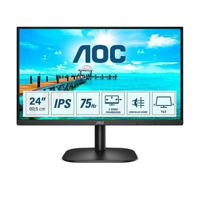 Image de AOC B2 24B2XD LED Display 60,5 cm (23.8&quot;) 1920 x 1080 Pixels Full HD Noir