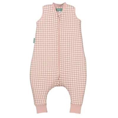 Image de molis&amp;co Gigoteuse pour bébé avec Pieds Tog 2.5 Turbulette Hiver Bébé, Fille Garçon 100% Coton (certifiée Oeko TEX) Dusty Rose (2 Ans)