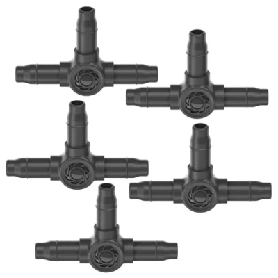 Image de Bewässerung Lot de 5 raccords en T pour système Gardena Micro Drip 4,6 mm (3/16&quot;) (5 pièces mm).