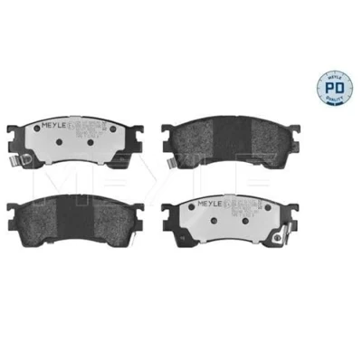 Image de MEYLE 025 217 5416/PD Jeu de plaquettes frein PD Quality Essieu avant avec indicateur d&#039;usure tôle anti bruit MAZDA: 323 F 6, Premacy