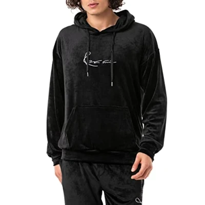 Image de Red Bridge Pull à capuche en velours pour homme, Noir , L