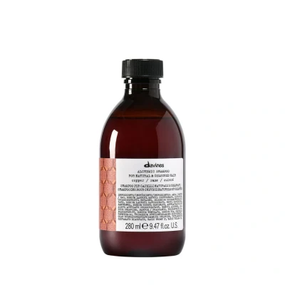 Image de Davines Shampoing Alchemic Cuivré 280 ml Pour cheveux colorés