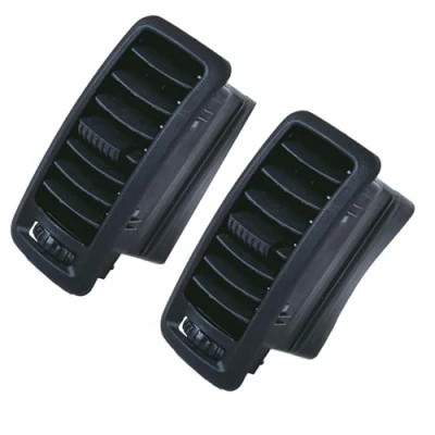 Image de Lot 2 Grilles Noires de ventilation Aération Diffuseur Chauffage Gauche ou Droite Centrale compatible pour TRAFIC II 2001 à 2015 VIVARO A 2002 PRIMASTAR partir 2012 7701054458