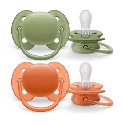 Image de Philips Avent Tétine +18 mois Ultra Soft Kaki/Terracotta