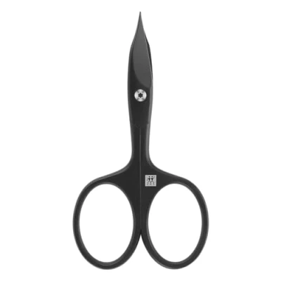 Image de ZWILLING Ciseaux à ongles combinés (ciseaux pour et cuticules, lame incurvée pointe fine une coupe précise), Premium, noir, 90 mm