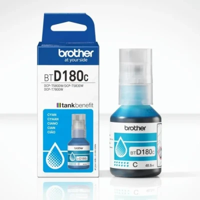 Image de Bouteille d’encre Brother BTD180C Cyan 5000 pages Unité Standard
