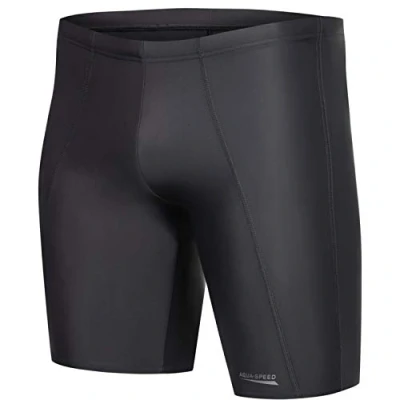 Image de Aqua Speed Maillots de Bain Longs pour Hommes à Genoux bloquants I résistants au Chlore 06. Long Titanium M