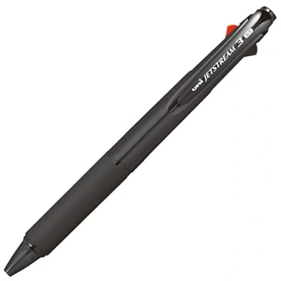 Image de Uni Stylo à bille Jetstream 3 Couleur Noir transparent