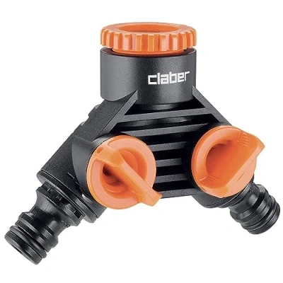 Image de Nez de robinet double Arrosage Claber