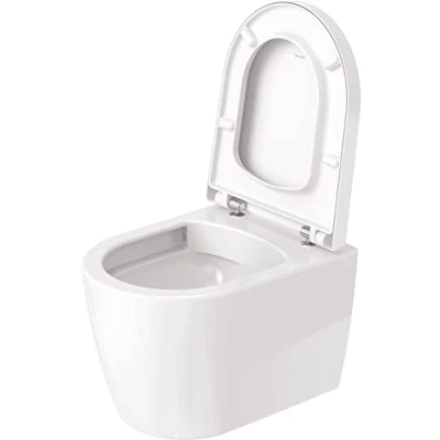 Image de Duravit Kit WC mural compact Rimless ME by Starck profond 370 x 480 mm blanc
