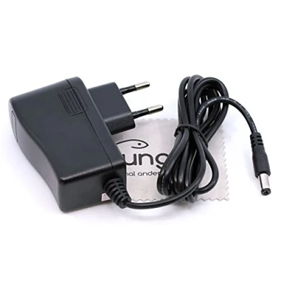 Image de Chargeur Compatible Eufy RoboVac 11S Max / 15C 30 30C G10 Hybrid G20 G30 Edge (Remplace S012DBV1900060) avec Chiffon de Nettoyage d&#039;écran mungoo