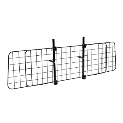 Image de WilTec Grille de Voiture pour Chien Réglage en continu Largeur 118 129 cm séparation Usage Universel