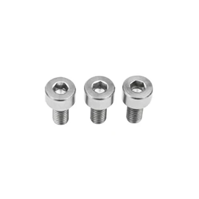 Image de Guyker 3Pcs Locking Nut Screws Titanium Alloy Clamping Screw Set Replacement Compatible with FR Tremolo System Electric Guitar