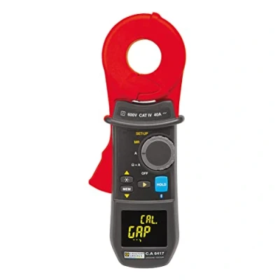 Image de Pince ohmmètre de boucle C.A 6417 Bluetooth CHAUVIN ARNOUX Mesure rapide des résistances terre
