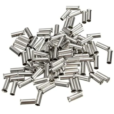Image de Lot de 150 embouts câble en cuivre électrolytique étamé 0,75 mm² 6 mm long non isolés
