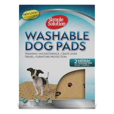 Image de Simple Solution Coussin d&#039;entraînement et de voyage lavable pour chien, moyen paquet 2