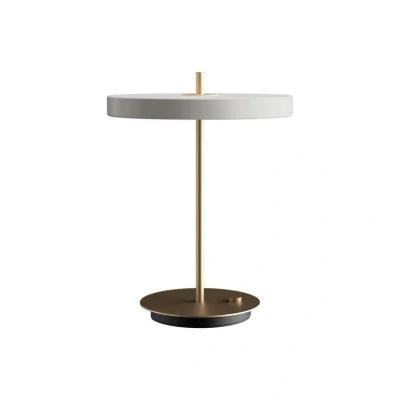 Image de UMAGE lampe de table LED Asteria Table, USB, gris clair/laiton